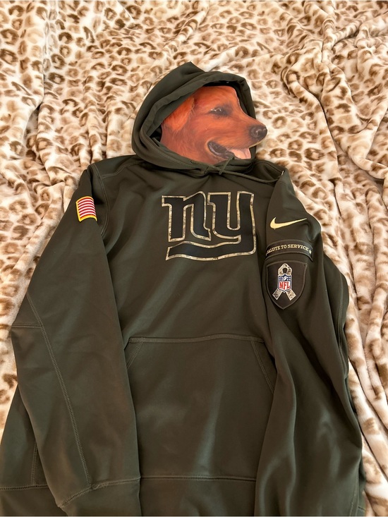 Nike Other - (NWOT) limited edition new york giants time to salute hoodie!🧸